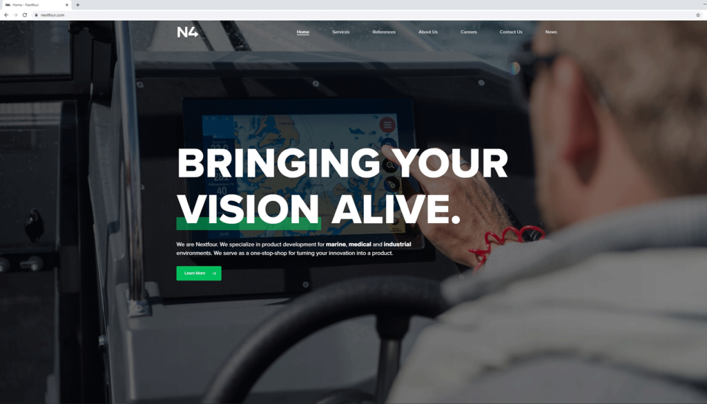 Nextfour new website