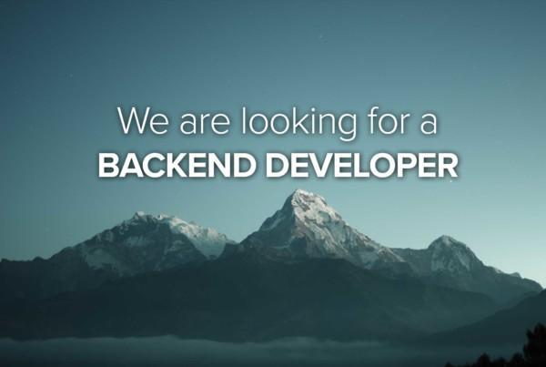 Job - Backend developer